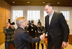 Viktoras Pranckietis ir Arvydas Sabonis