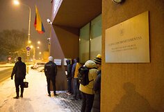 Eilės prie Migracijos departamento