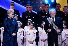 Dalia Grybauskaitė ir Jonas Baldvinas Hannibalssonas