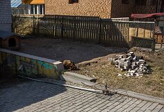 Namas Tabari&scaron;kių gatvėje į kurį trenkė žaibas