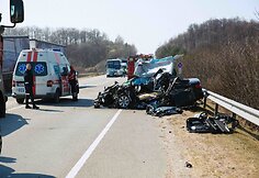 Avarija Vilniuje, Galvės gatvėje