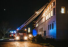 Vilniuje užsidegė Tarptautinės teisės ir verslo auk&scaron;tosios mokyklos pastatas, evakuoti studentai