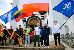 Simbolinis estafetinis bėgimas &bdquo;Už Jūsų ir Mūsų Laisvę&ldquo;