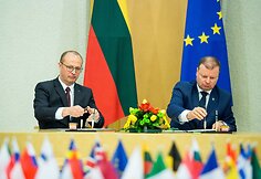 Ričardas Malinauskas ir Saulius Skvernelis