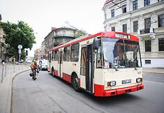 Vilniuje sprogus troleibuso padangai sužeisti keturi žmonės