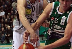 „Žalgirio“ ir „Lietuvos ryto“ rungtynių akimirkos
