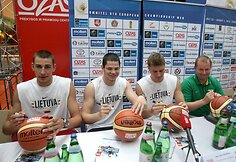 Lietuvos a&scaron;tuoniolikmečiai krep&scaron;ininkai ir fanų zonos pristatymas