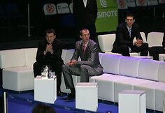 Eurolygos sezono lyderių pagerbimo ceremonijos akimirka
