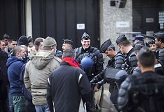 Prancūzijoje protestavo kalėjimų prižiūrėtojai.