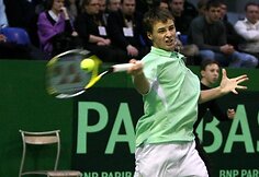 Ričardas Berankis pirmame mače 6:1, 6:3, 6:1 įveikė George'ą Khrikadze