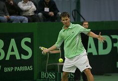 Ričardas Berankis pirmame mače 6:1, 6:3, 6:1 įveikė George'ą Khrikadze