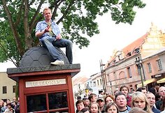 Penktadienį prasidėjusi šventė „Kauno dienos 2009“ ir antrąją dieną, šeštadienį, kviečia nebijoti lietaus.