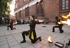 Penktadienį prasidėjusi šventė „Kauno dienos 2009“ ir antrąją dieną, šeštadienį, kviečia nebijoti lietaus.