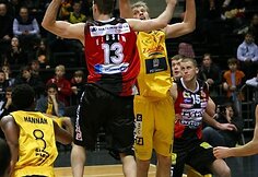 Vilniaus „Lietuvos rytas“ išvykoje 73:64 palaužė Šiaulių „Šiaulius“ (2008.03.21).
