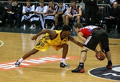 Vilniaus „Lietuvos rytas“ išvykoje 73:64 palaužė Šiaulių „Šiaulius“ (2008.03.21).