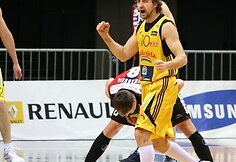 Vilniaus „Lietuvos rytas“ išvykoje 73:64 palaužė Šiaulių „Šiaulius“ (2008.03.21).