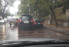 Įvykio vietoje Geležinkelio gatvėje