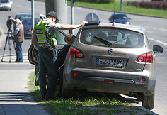 „Nissan Qashqai“ įvykio vietoje