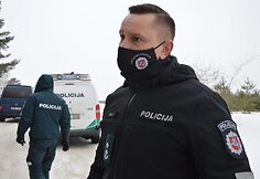 Utenos apskrities VPK viršininko pavaduotojas Vaidotas Žilys įvykio vietoje.