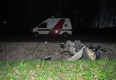 Avarijos vietoje Vilniaus rajone, Didžiojoje Riešėje