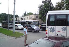 Dėl nedidelės avarijos Olandų gatvėje susidarė nemaža spūstis.