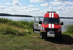 Arino ežere vykdomos skenduolių paie&scaron;kos