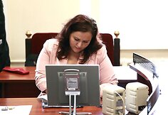 Apeliacijos svarstymas dėl D.Ustinovo i&scaron;davimo Jungtinėms Valstijoms: teismo posėdžio sekretorė