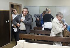 Kaltinamieji Julijana Mažuolytė (dešinėje) ir Janas Šibakovskis