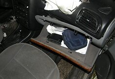 Automobilis „Peugeot 406“ po avarijos