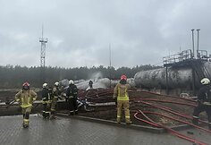 Dujų gaisro gesinimas