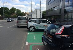Valdemaro Toma&scaron;evskio vairuotojo automobilis VW (stovi važiuojamojoje dalyje)