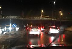 Spūstis įvykio vietoje ir jos prieigose