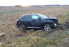&bdquo;Lexus&ldquo; įvykio vietoje
