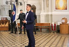 Iškilmių akimirka