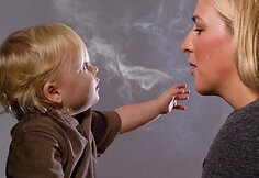JAV administracijos siūlomos nuotraukos cigarečių pakeliams