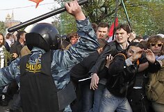 Policija prieš mitingo dalyvius panaudojo smurtą