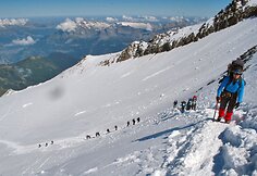 Lietuvių alpinistai kopia į Monblaną