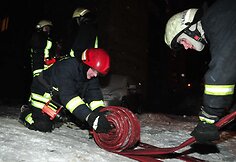 Ugniagesiai Vilniuje antradienį gesino gaisrą