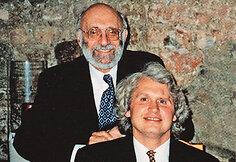 Samuelis Bakas, Rimantas Stankevičius. Vilnius, 2001 m. Rimanto Stankevičiaus archyvo nuotr