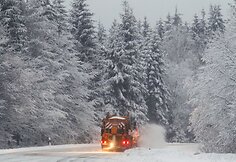 Daugybė Vokietijos kelių buvo sunkiai pravažiuojami