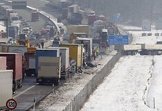 Avarija Vokietijos greitkelyje