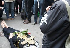 Rygoje netrūko ir gėjų eitynių priešininkų