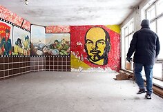 Buvusio karinio miestelio vaizdai