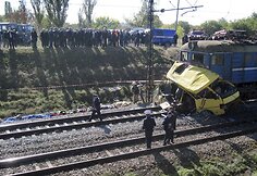 Baisi avarija Ukrainoje