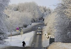 Žiema užklupo Didžiąją Britaniją
