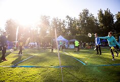 Sporto festivalio akimirka.
