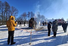 Sartų žirgų lenktynių akimirka
