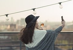 Velykinė fotosesija ant stogo