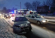 Avarija Draugystės gatvėje