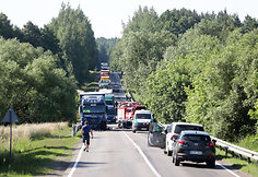 Avarija kelyje Kaunas-Prienai